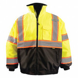Occunomix Two Tone Jacket,Unisex,L,Yellow LUX-350-JB2-YL