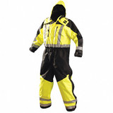 Occunomix Rain Coverall,Class 3, Type R,Blk/Ylw,M SP-CVL-BYM