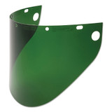 High Performance Faceshield Windows, , Dark Green, Extended View, 19-3/4 in W x 9 in L