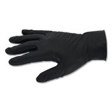 G10 Kraken Grip Nitrile Gloves, Beaded Cuff, Fully Textured, Unlined, 2X-Large/11, Black, 6 mil
