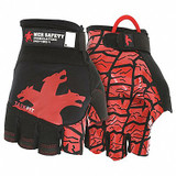 Mcr Safety Impact Resistant Glove,XL,Full Finger,PR PD1901XL