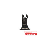 Milwaukee Tool OscillatingToolBlade,L:3.75",Steel,PK3 49-25-1153