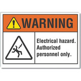 Lyle Elec Hazard Warn Lbl,3.5x5in,Polyester LCU6-0021-ND_5X3.5