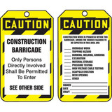 Accuform Safety Tag,5 3/4in H,3 1/4in W,PK25 TAB103CTP