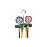 Yellow Jacket Manifold Gauge Set,5 ft L,3 1/8 in Gauge 49967