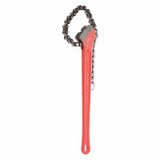 Ridgid Chain Wrench,Steel,5",Double End C-18