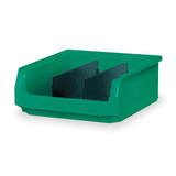 Quantum Storage Systems Bin,Green,Polyethylene,5 7/8 in QMS531GN