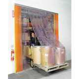 Global Industrial Scratch Resistant Strip Door Curtain 10'W x 8'H