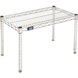 Nexel Chrome Wire Dunnage Rack - 30""W x 14""D x 14""H