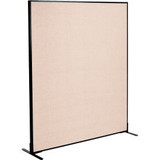 Interion Freestanding Office Partition Panel 60-1/4""W x 96""H Tan
