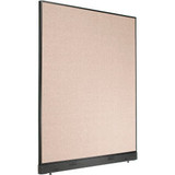 Interion Electric Office Partition Panel 60-1/4""W x 100""H Tan