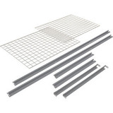 Global Industrial Additional Shelf High Capacity Wire Deck 96""W x 24""D Gray