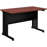 Interion Traditional Office Desk 48""W x 24""D x 30""H Mahogany