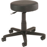 Interion All Purpose Mobile Stool without Back Black