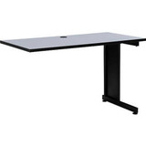 Interion 48"" Right Handed Return Table Gray