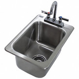 Sim Supply Sink w Faucet,Rect,10"x14"x10"  DI-1-10