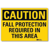 Lyle Caution Sign,7inx10in,Reflctv Sheeting U4-1300-RD_10X7