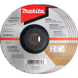 Makita INOX Grinding Wheel 36 Grit Type 27 6"" Dia x 1/4""T x 7/8"" Cntr Hole Di