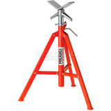 RIDGID Model No. Vf-99 V Head High Folding Pipe Stand 12"" Max. Pipe Capacity 28