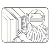 Manufacturer Varies Weather Seal, PVC Foam, Gray, 17 ft L 2RRE5