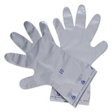 SilverShield Chemical Resistant Gloves, Size 9, Silver