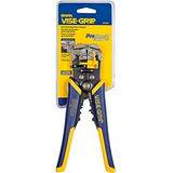 IRWIN VISE-GRIP 2078300 8"" Self-Adjusting Wire Stripper/Cutter/Crimper W/ Pro T