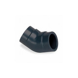 Sim Supply 45 Elbow, 1/2 in, Schedule 80,FNPT,Gray  819-005