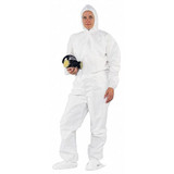 Kleenguard Hooded Coveralls,XL,White,SMMMS,PK24 49124