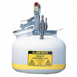 Justrite HPLC Waste Can,2 Gal.,PTFE TF12752