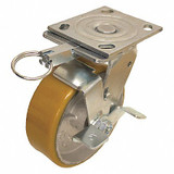 Sim Supply NSF-Listed Plate Caster,Swivel,700 lb.  P21S-UY040KP-14-WB-DL