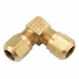 Anderson Metals Union Elbow,Compression,Brass,3/8In Tube 1465X6
