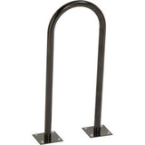 Global Industrial U-Rack Bike Rack 2-Bike Capacity Flange Mount Black