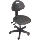 Interion Ergonomic Task Chair With Mid Back Polyurethane Black