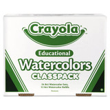Crayola® Watercolors, 8 Assorted Colors, Palette Tray, 36-carton 53-8101 USS-CYO538101