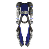 3m Dbi-Sala Harness,M,Gray,Quick-Connect,Polyester 1140128