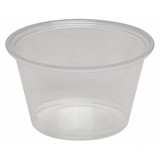 Dixie Disposable Portion Cup,4 oz,Clear,PK2400  PP40CLEAR