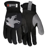 MCR Safety® HyperFit Mechanics Gloves, Medium, Black, 1/Pair