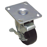 Sim Supply NSF-Listed Plate Caster,Swivel,325 lb.  P12S-R060B-P3-WB