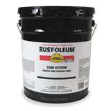 Rust-Oleum Paint,Water Based,5 gal,Traffic Yellow 2348300