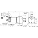 Dayton DC Gearmotor,139 rpm,90V,TENV 2H561