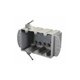 Cantex Electrical Box,3 Gang,74 cu in,PVC EZ74TNR