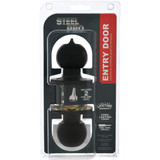 Steel Pro Matte Black Ball Entry Knob TWX900B