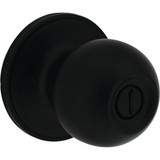 Steel Pro Matte Black Bed & Bath Door Knob TWX910B