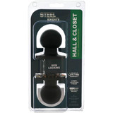 Steel Pro Matte Black Hall & Closet Door Knob