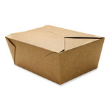 GEN Reclosable Kraft Take-Out Box, 110 Oz, Paper, 160/carton KS10123