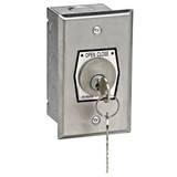 American Garage Door Supply Keyswitch,SS,2 Buttons,Nema 1 HBF-1