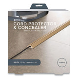 UT Wire® Compact Cord Protector And Concealer, 1.6" X 5 Ft, Beige UTW-CPM5-BG USS-RBOUTWCPM5BG
