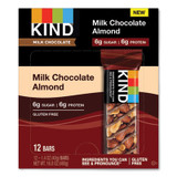 KIND Milk Chocolate Bars, Milk Chocolate Almond, 1.4 Oz Bar, 12/box 28351