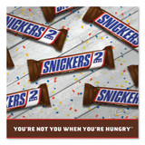 Snickers® Sharing Size Chocolate Bars, Milk Chocolate, 3.29 Oz, 24-box MMM32252 USS-SNIMMM32252