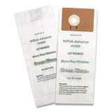 Green Klean® Replacement Vacuum Bags, Fits Advance Vu500, 10/pack GK-VU500-P